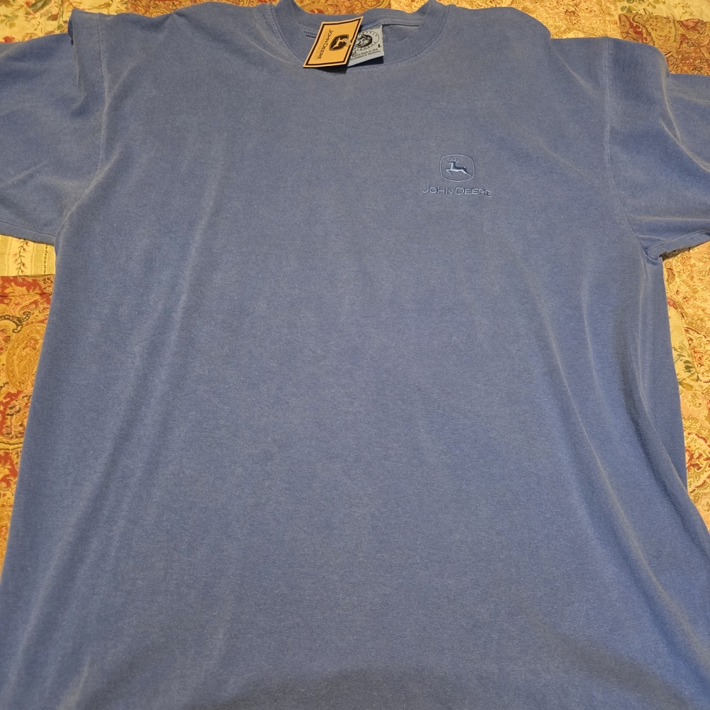 John Deere Men's Blue T-Shirt
